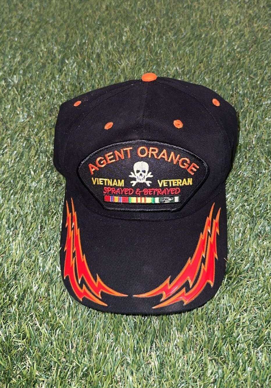 Cobra Headwear Agent Orange Vietnam Veteran Sprayed & Betrayed Embroidered Baseb